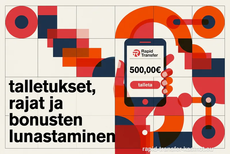 Talletukset, rajat ja bonusten lunastaminen